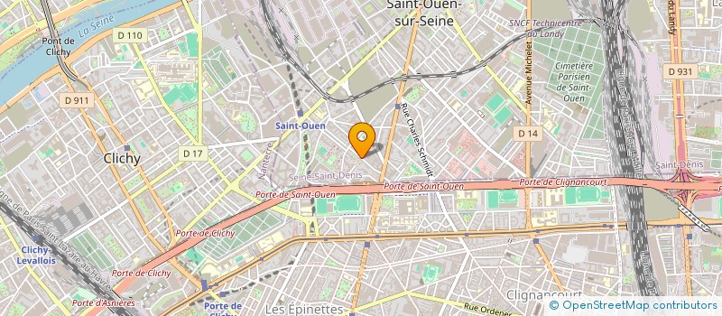 localisation de l'entreprise MONSIEUR FAYCAL BELAHCENE à SAINT-OUEN-SUR-SEINE