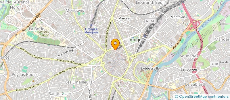 localisation de l'entreprise MONSIEUR FAYCAL BELBACHIR à LIMOGES