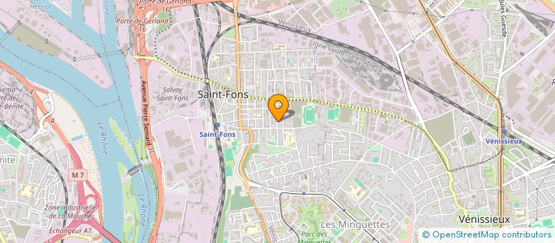 localisation de l'entreprise MONSIEUR FAYCAL BELHARET  SAINT-FONS