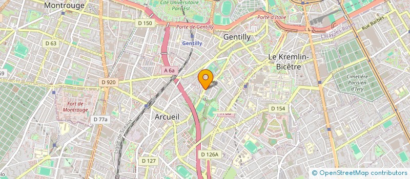 localisation de l'entreprise MONSIEUR FAYCAL BELKADI  GENTILLY