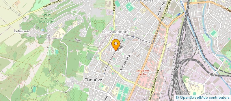 localisation de l'entreprise MONSIEUR FAYCAL BEN CHABANE  CHENOVE