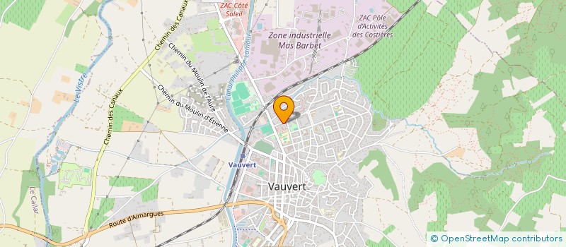 localisation de l'entreprise MONSIEUR FAYCAL BEN MOHAMED  VAUVERT