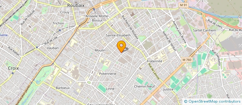 localisation de l'entreprise MONSIEUR FAYCAL BENALI  ROUBAIX