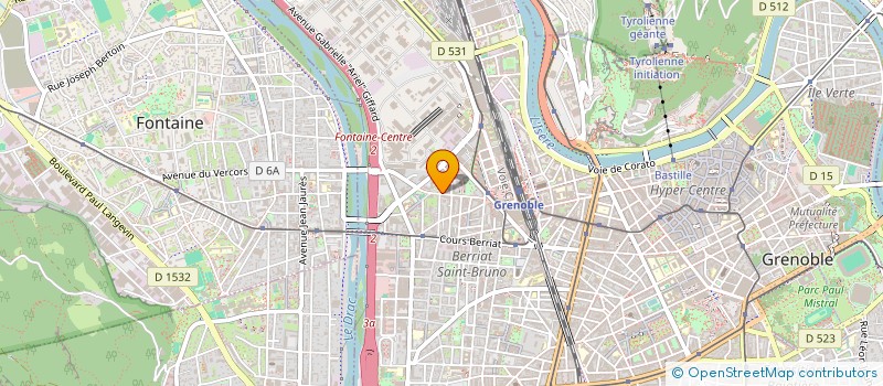 localisation de l'entreprise MONSIEUR FAYCAL BENATIA  GRENOBLE