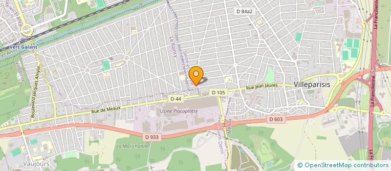 localisation de l'entreprise MONSIEUR FAYCAL BENHAMANI  VILLEPARISIS