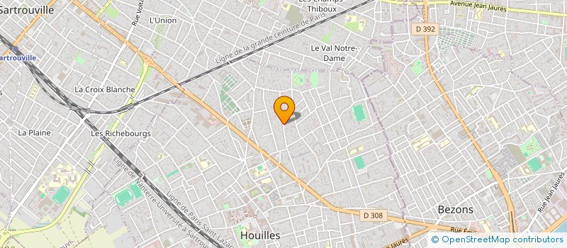 localisation de l'entreprise MONSIEUR FAYCAL BENJELLOUN  HOUILLES