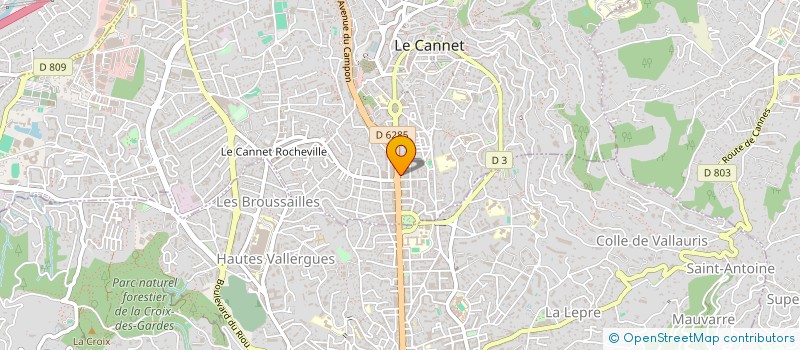 localisation de l'entreprise MONSIEUR FAYCAL BENKHEDER à LE CANNET