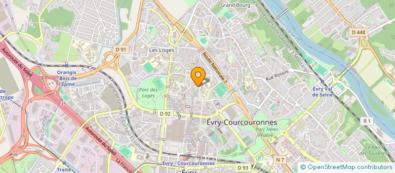 localisation de l'entreprise MONSIEUR FAYCAL BENKHETTOU  EVRY-COURCOURONNES