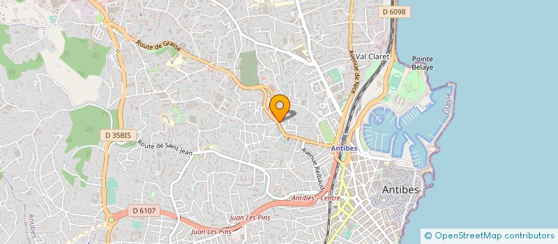 localisation de l'entreprise MONSIEUR FAYCAL BERROUDJI à ANTIBES