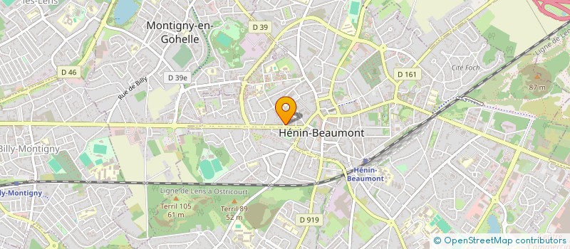 localisation de l'entreprise MONSIEUR FAYCAL BOUGUERRA  HENIN-BEAUMONT