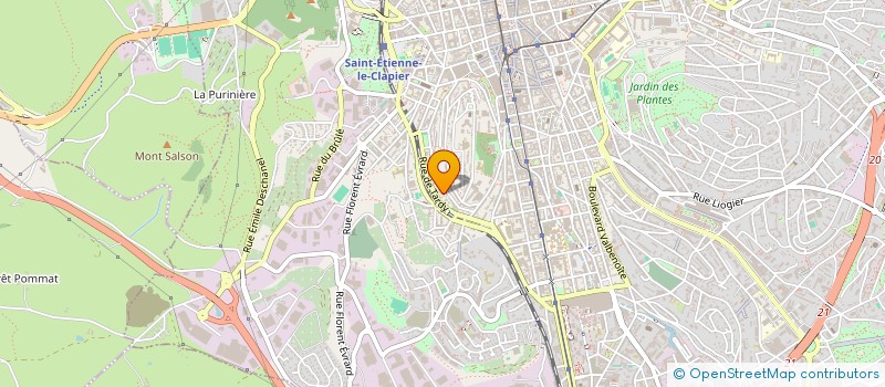 localisation de l'entreprise MONSIEUR FAYCAL BOUZID  SAINT-ETIENNE