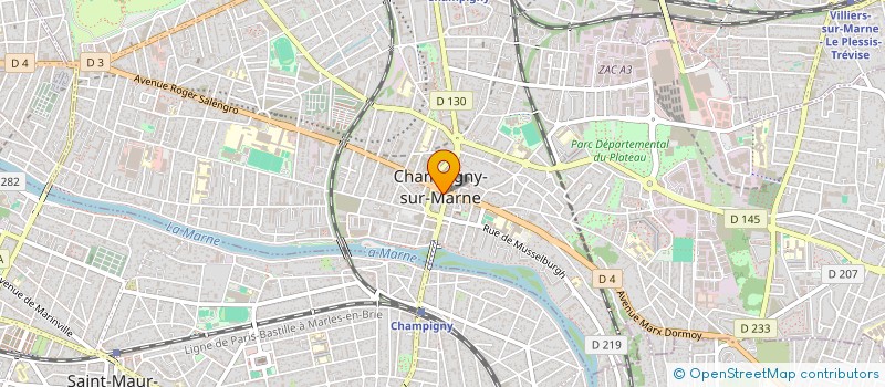 localisation de l'entreprise MONSIEUR FAYCAL CHABANE à CHAMPIGNY-SUR-MARNE