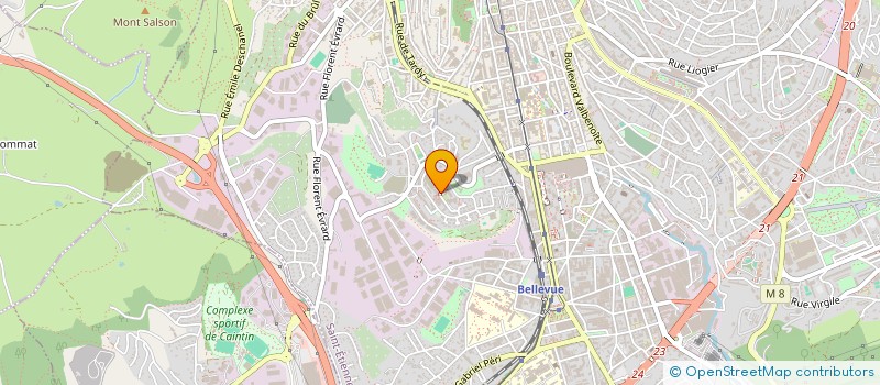 localisation de l'entreprise MONSIEUR FAYCAL CHEKKOUR  SAINT-ETIENNE