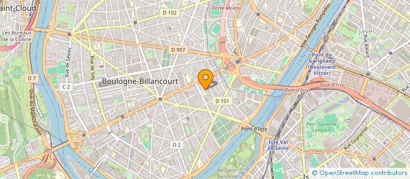 localisation de l'entreprise MONSIEUR FAYCAL DAKY  BOULOGNE-BILLANCOURT