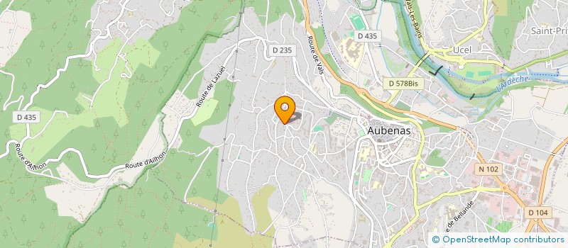 localisation de l'entreprise MONSIEUR FAYCAL DJERMOUNE à AUBENAS
