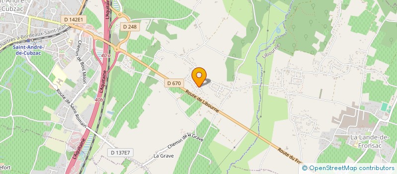 localisation de l'entreprise MONSIEUR FAYCAL EL BRIAK  SAINT-ANDRE-DE-CUBZAC