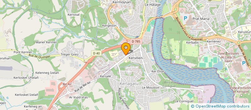 localisation de l'entreprise MONSIEUR FAYCAL EL IDRISSI  QUIMPER