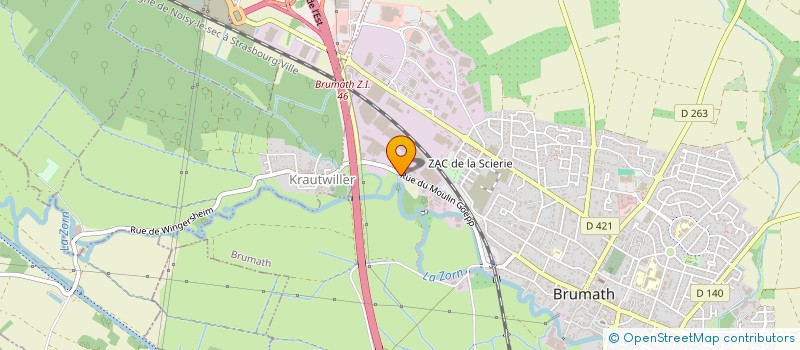 localisation de l'entreprise MONSIEUR FAYCAL EL KHRIFI  BRUMATH