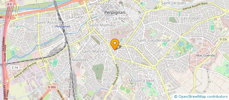 localisation de l'entreprise MONSIEUR FAYCAL ERRAISS  PERPIGNAN