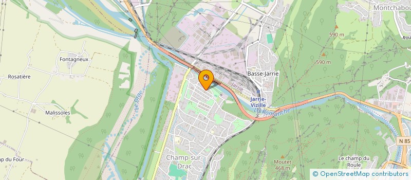 localisation de l'entreprise MONSIEUR FAYCAL GAHFEZ  CHAMP-SUR-DRAC