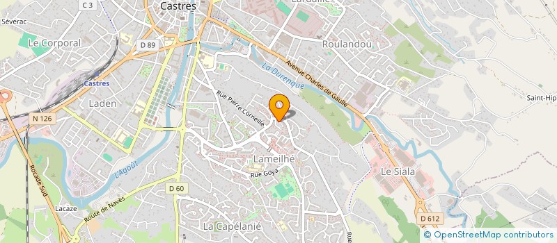 localisation de l'entreprise MONSIEUR FAYCAL HACI  CASTRES