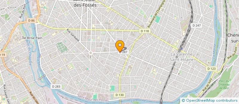 localisation de l'entreprise MONSIEUR FAYCAL HADJAZ  ST MAUR DES FOSSES