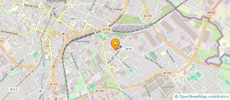 localisation de l'entreprise MONSIEUR FAYCAL HEBRI  WATTRELOS