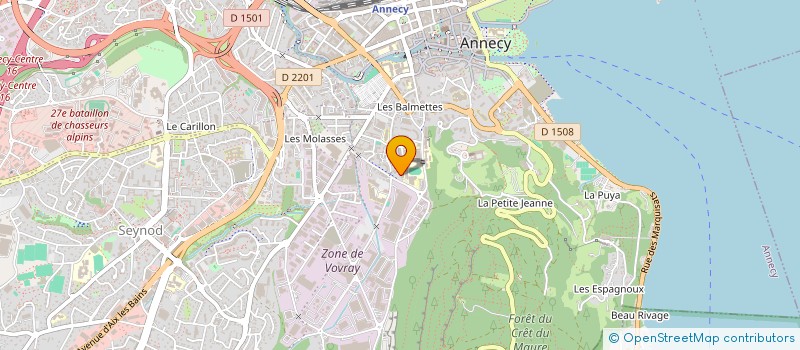 localisation de l'entreprise MONSIEUR FAYCAL INETIDAM à ANNECY