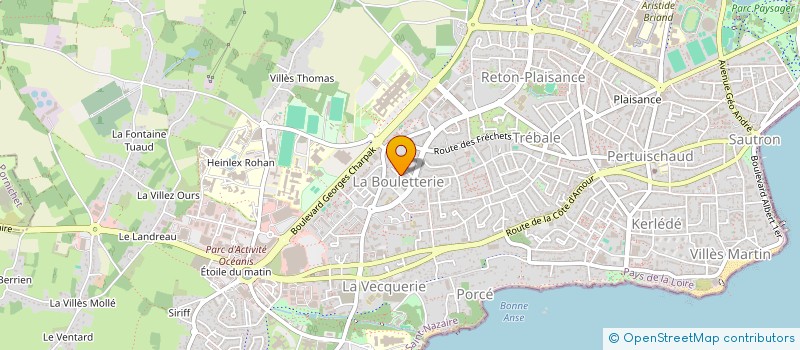 localisation de l'entreprise MONSIEUR FAYCAL LARGUEM  SAINT-NAZAIRE