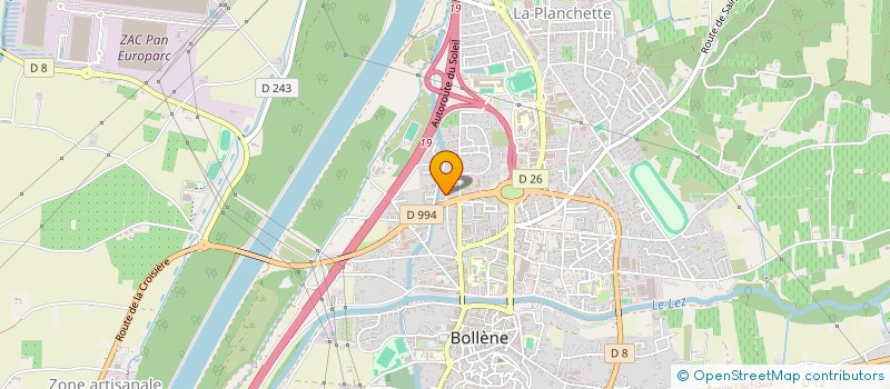 localisation de l'entreprise MONSIEUR FAYCAL MAAMERI  BOLLENE