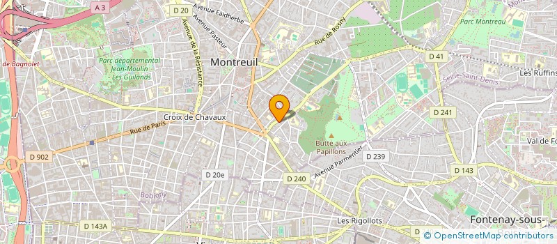 localisation de l'entreprise MONSIEUR FAYCAL MAMERI à MONTREUIL