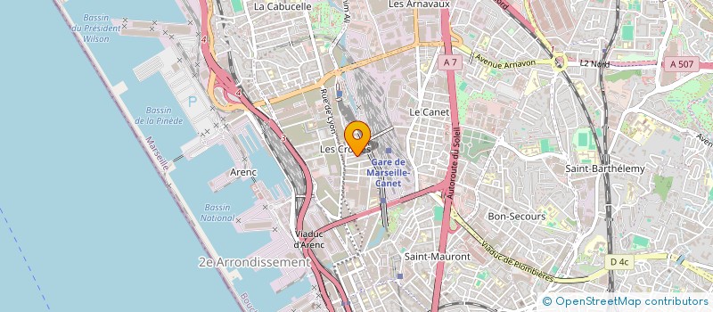 localisation de l'entreprise MONSIEUR FAYCAL MEKKAOUI à MARSEILLE 15