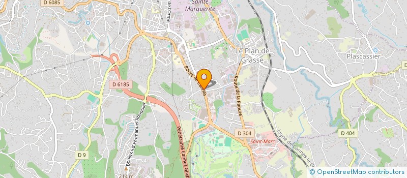 localisation de l'entreprise MONSIEUR FAYCAL MENIA  GRASSE