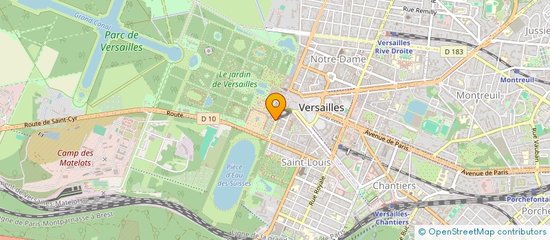 localisation de l'entreprise MONSIEUR FAYCAL MOHAMED  VERSAILLES