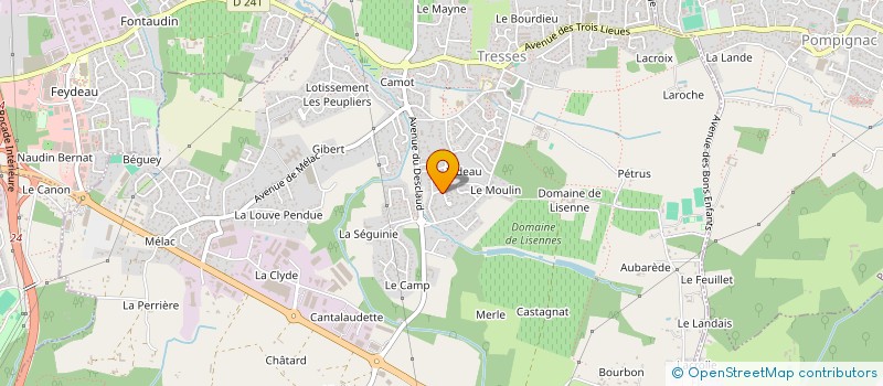 localisation de l'entreprise MONSIEUR FAYCAL MOUSTAQUIM  TRESSES