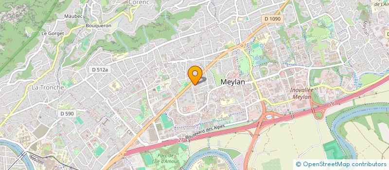 localisation de l'entreprise MONSIEUR FAYCAL NAIMI  MEYLAN