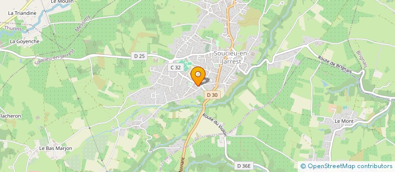 localisation de l'entreprise MONSIEUR FAYCAL OUADI  SOUCIEU-EN-JARREST