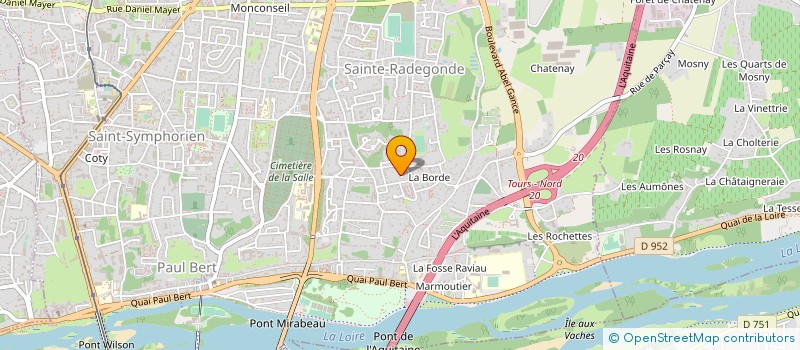 localisation de l'entreprise MONSIEUR FAYCAL OULD IMAN  TOURS