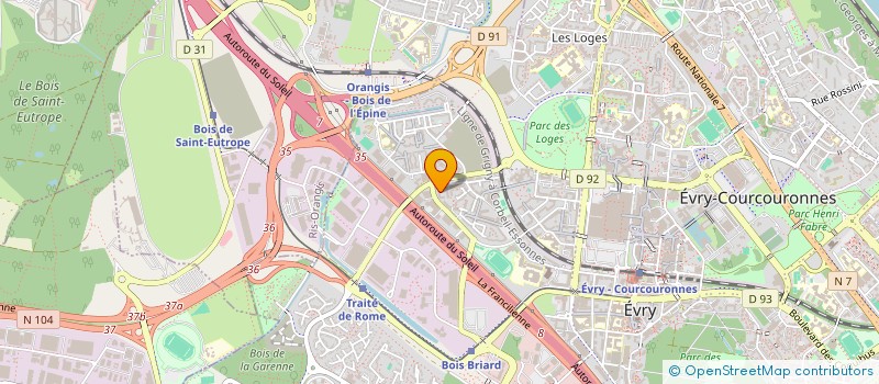 localisation de l'entreprise MONSIEUR FAYCAL REKIK  EVRY-COURCOURONNES