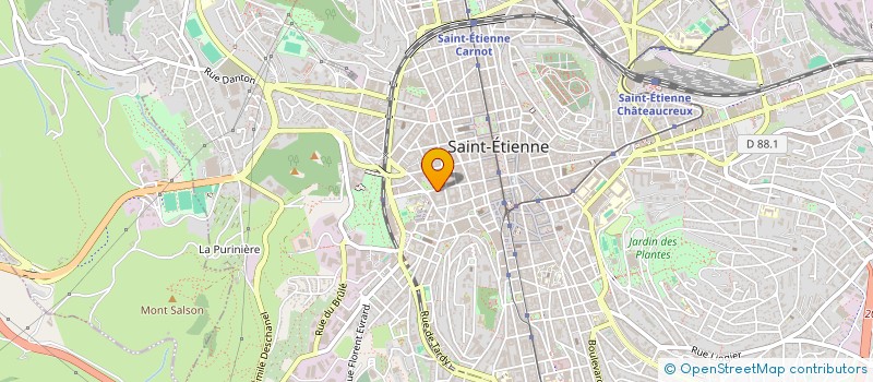 localisation de l'entreprise MONSIEUR FAYCAL SAAOUI  SAINT-ETIENNE