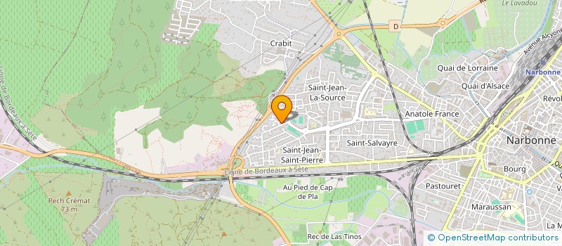 localisation de l'entreprise MONSIEUR FAYCAL SALOUANE à NARBONNE