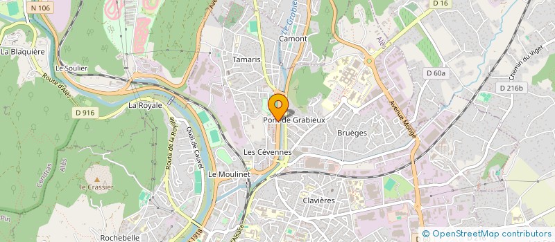 localisation de l'entreprise MONSIEUR FAYCAL TABIBI  ALES