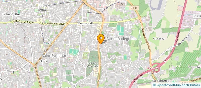 localisation de l'entreprise MONSIEUR FAYCAL TOUBACHE  TOURS