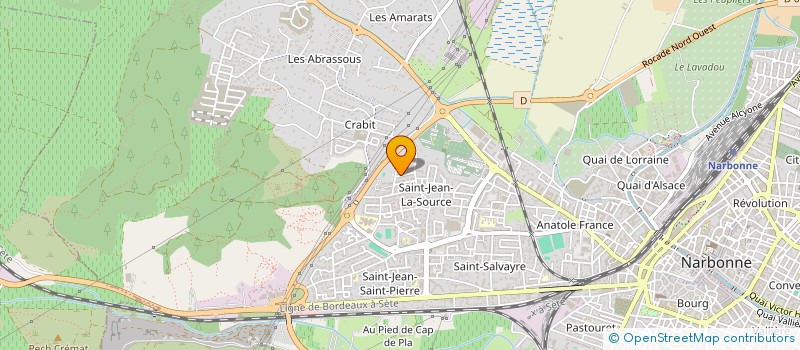 localisation de l'entreprise MONSIEUR FAYCAL YADINE  NARBONNE