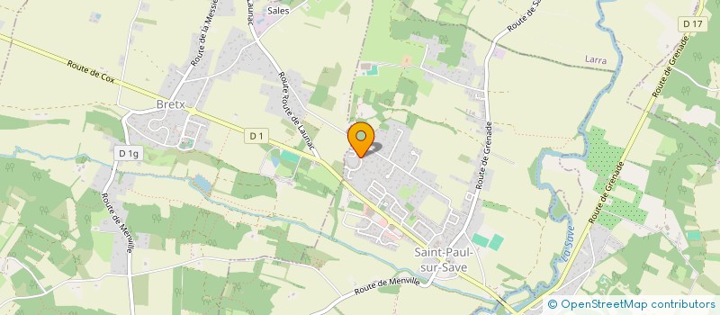 localisation de l'entreprise MONSIEUR FAYCAL YAHYA  SAINT-PAUL-SUR-SAVE