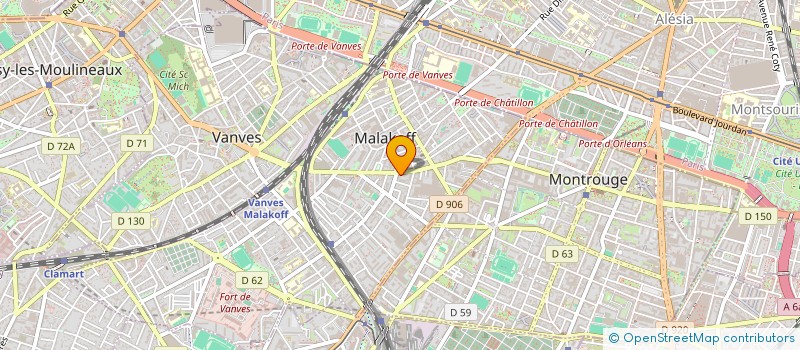 localisation de l'entreprise MONSIEUR FAYCEL BOUABDALLAH à MALAKOFF