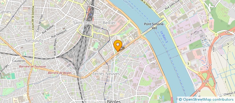 localisation de l'entreprise MONSIEUR FAYCEL GUEZOUNA  BORDEAUX