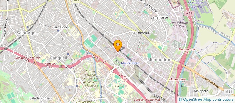 localisation de l'entreprise MONSIEUR FAYCOILI MOUKIDADI  TOULOUSE