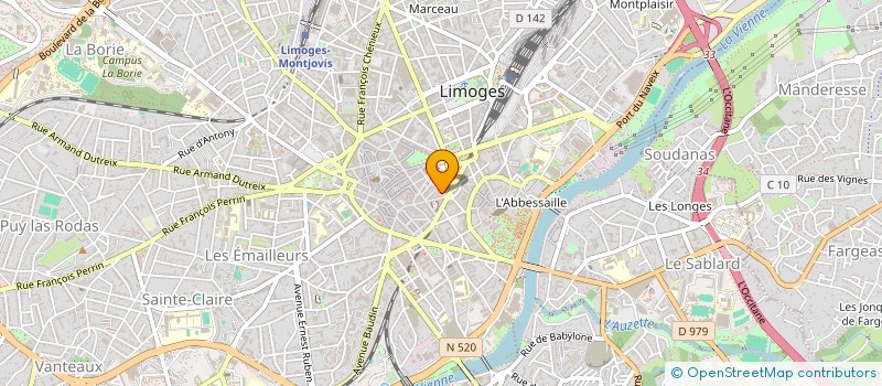 localisation de l'entreprise MONSIEUR FAYD ALI MOHAMED à LIMOGES
