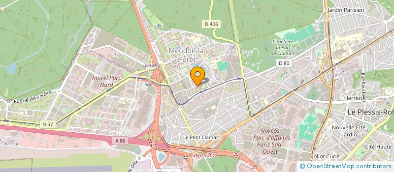 localisation de l'entreprise MONSIEUR FAYETTE DIALLO  MEUDON